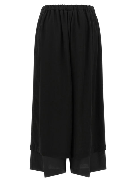 Comme Des Garcons Double Layer Trousers