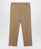 GUCCI Beige cotton trousers with Web detail