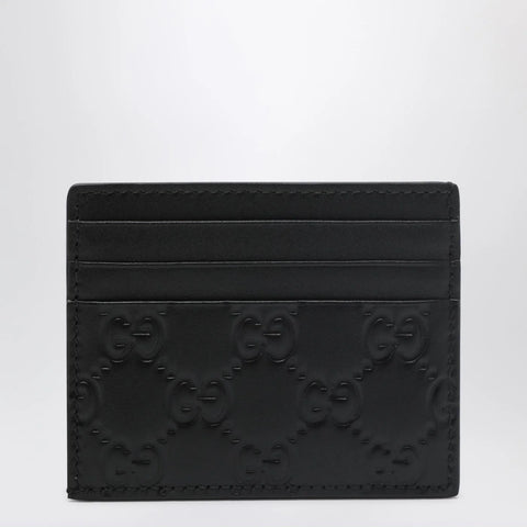 GUCCI Black GG Emblem card holder