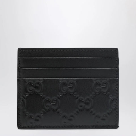 GUCCI Black GG Emblem card holder