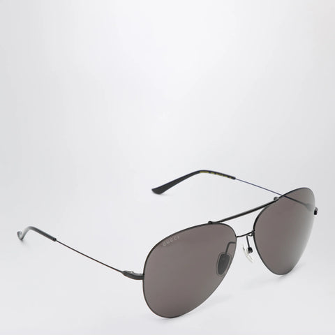 GUCCI Black Pilot Sunglasses