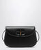 GUCCI Black leather bag with bamboo closure