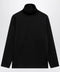 GUCCI Black silk turtleneck sweater