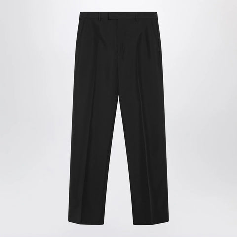 GUCCI Black trousers in technical panama