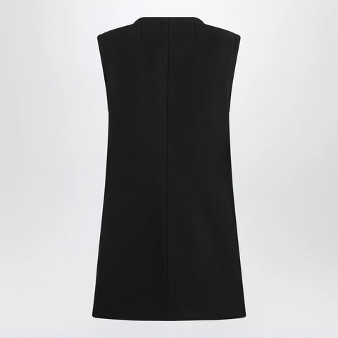 GUCCI Black vest with large buttons