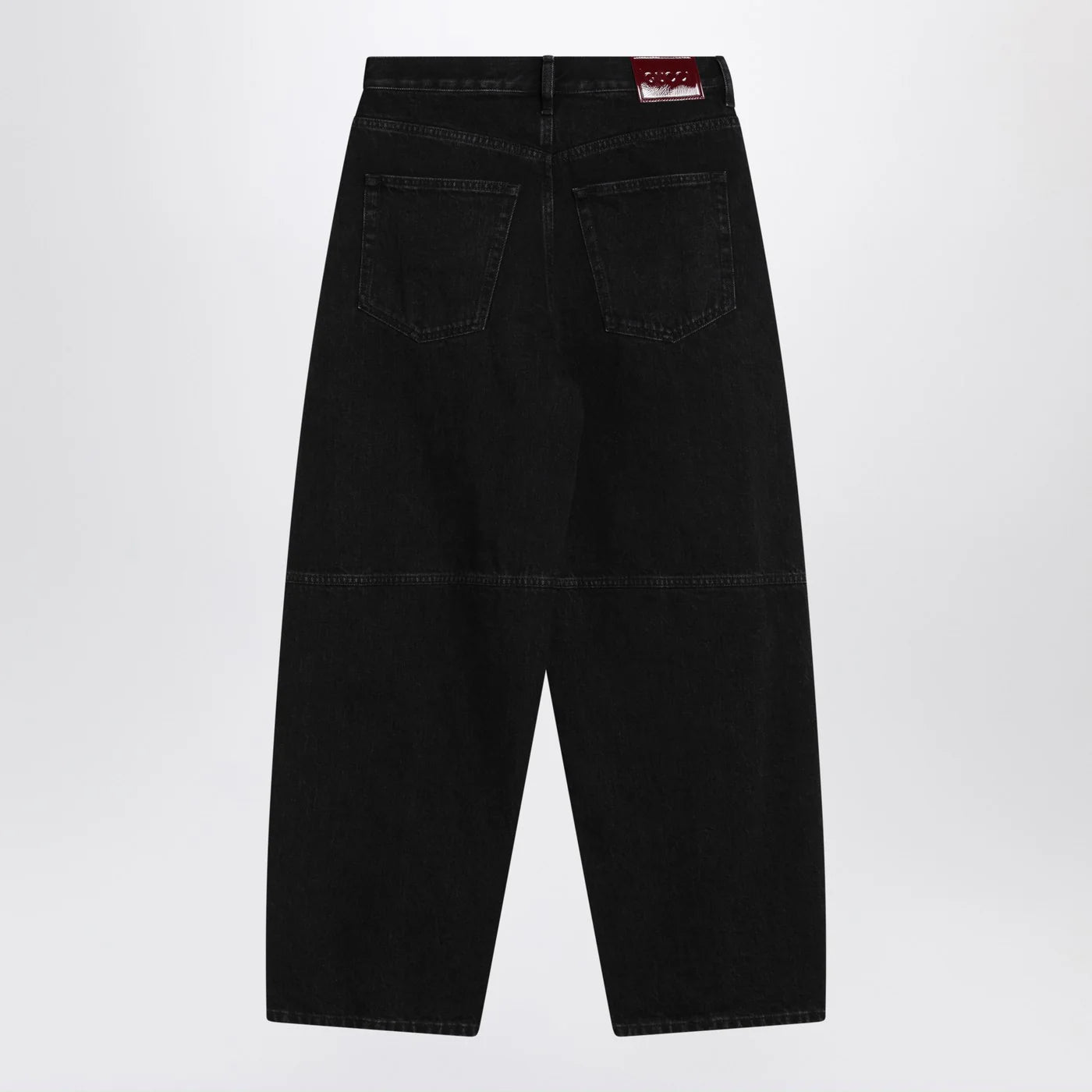 GUCCI Black wide-leg jeans