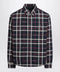 GUCCI Blue cotton jacquard tartan shirt