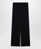 GUCCI Blue jacquard silk-blend trousers