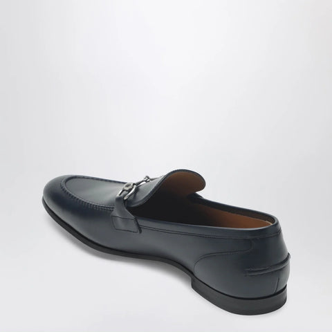 GUCCI Blue loafer with Horsebit