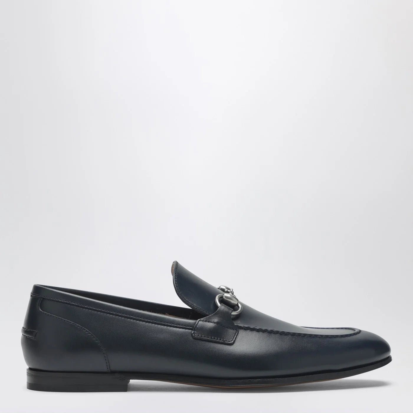 GUCCI Blue loafer with Horsebit
