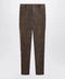 GUCCI Brown stretch velvet leggings