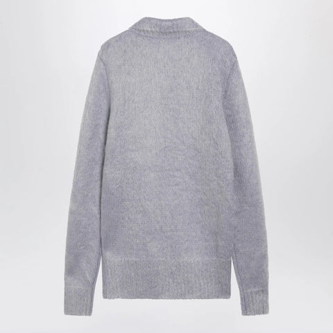 GUCCI Brushed mohair wool cardigan