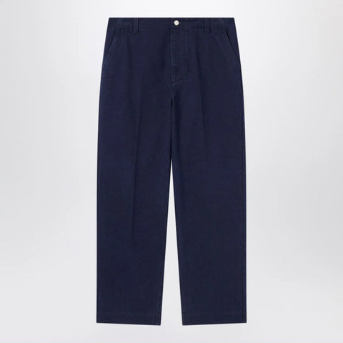 GUCCI Dark blue washed denim trousers