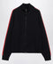 GUCCI Dark blue wool zip-up cardigan