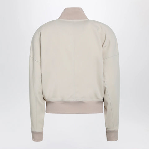 GUCCI Écru poplin zip jacket