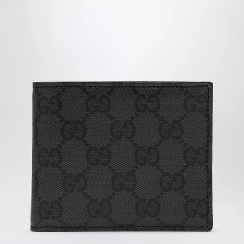 GUCCI Essence Classic bifold wallet in GG canvas, black