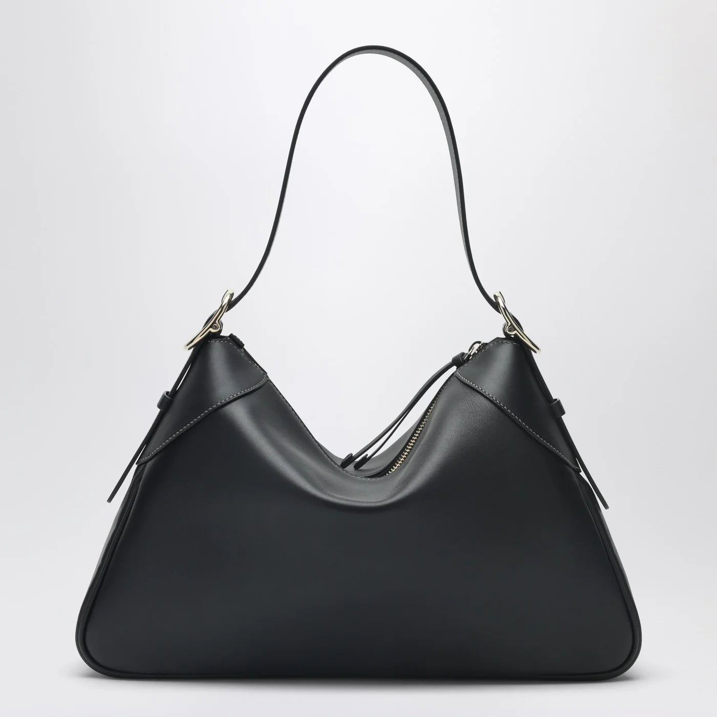GUCCI GG Emblem large black shoulder bag