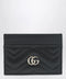 GUCCI GG Marmont card holder black/gold