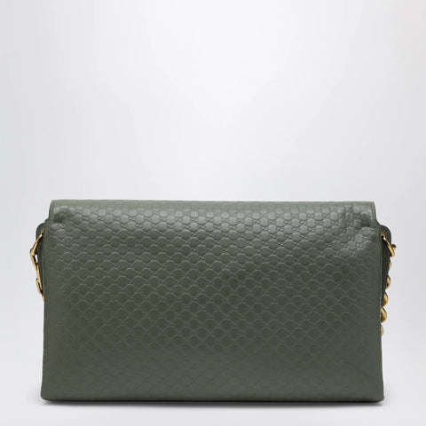 GUCCI Large chain shoulder bag in sage green