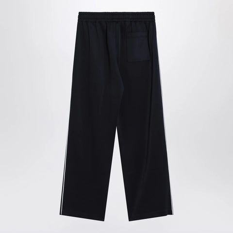 GUCCI Navy blue pants in technical jersey