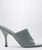 GUCCI Ocean green satin slider sandal