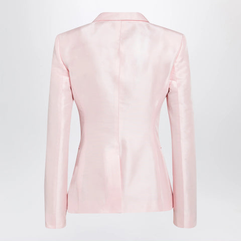 GUCCI Pink silk faille jacket