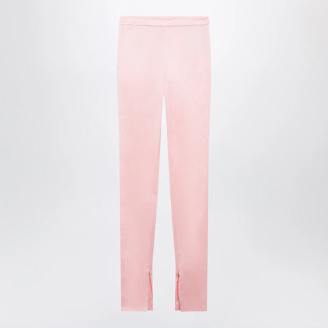 GUCCI Pink stretch silk faille leggings