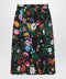 GUCCI Pleated Midi Skirt In Silk Twill With Flora Print