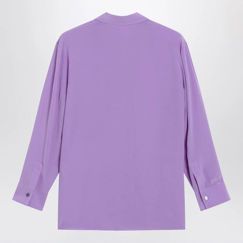 GUCCI Purple silk shirt