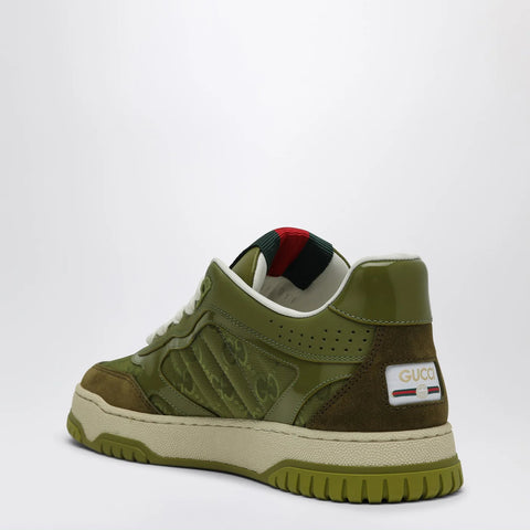 GUCCI Re-Web Sneakers in green GG fabric