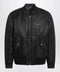 GUCCI Reversible bomber jacket in black/white mouliné fabric