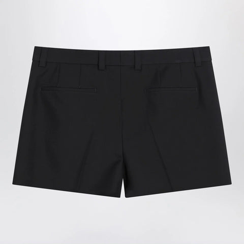 GUCCI Shorts dark grey in wool twill