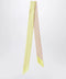 GUCCI Slim silk scarf with GG motif in pink and yellow