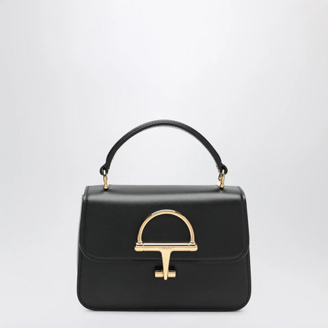 GUCCI Small Siena top handle bag in black leather