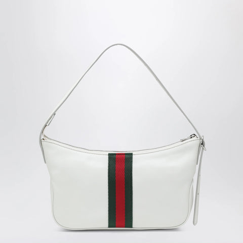 GUCCI Small White Lunetta Bag