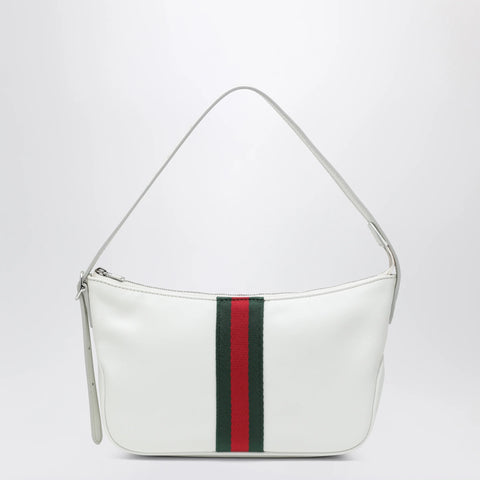 GUCCI Small White Lunetta Bag