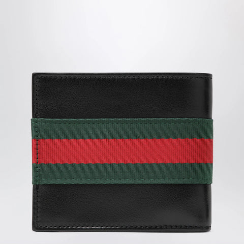 GUCCI Web Trademark bi-fold wallet black