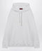 GUCCI White cotton sweatshirt with logo print