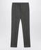 GUCCI White/black mouliné fabric trousers