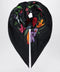 GUCCI Wool and silk scarf with floral print