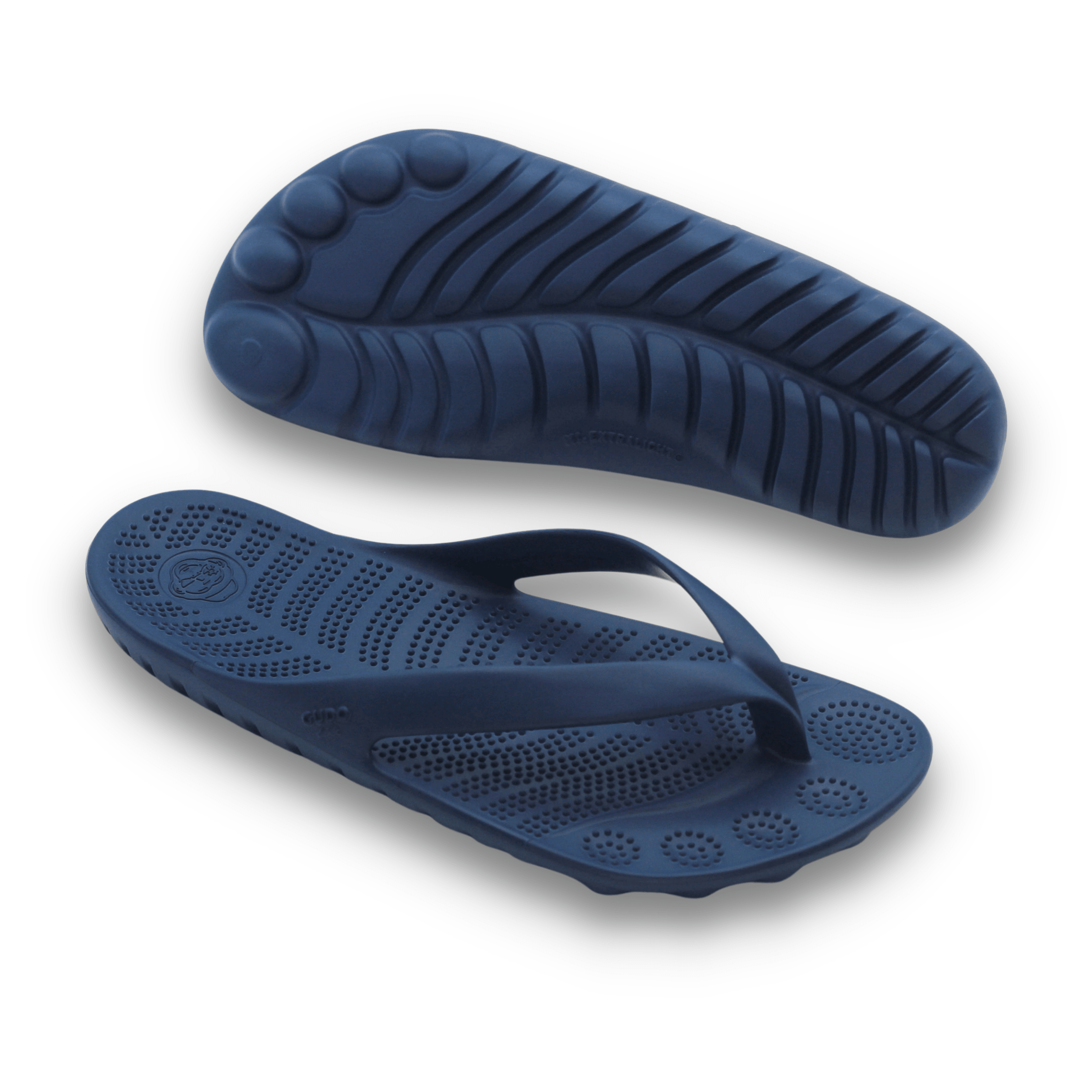 NAVY BLUE FLIP FLOPS & DRYBAG BY GUDO-Shoes-GUDO WORLD-5 MEN / 7 WOMEN / 5 JUNIOR-Urbanheer