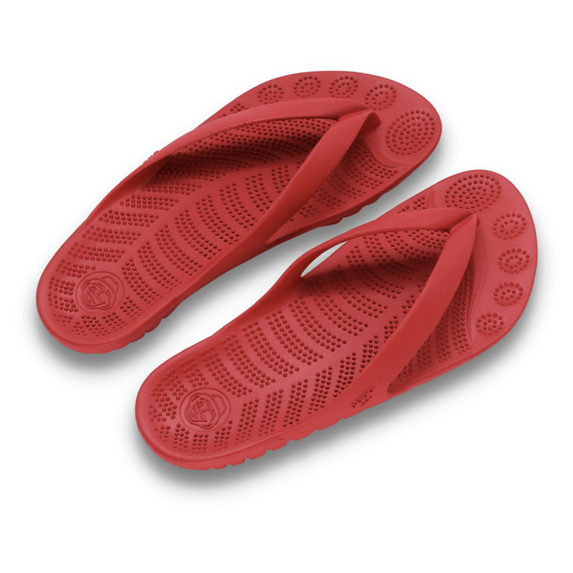 FIRE RED FLIP FLOPS BY GUDO-Shoes-GUDO WORLD-7 MEN / 9 WOMEN-Urbanheer