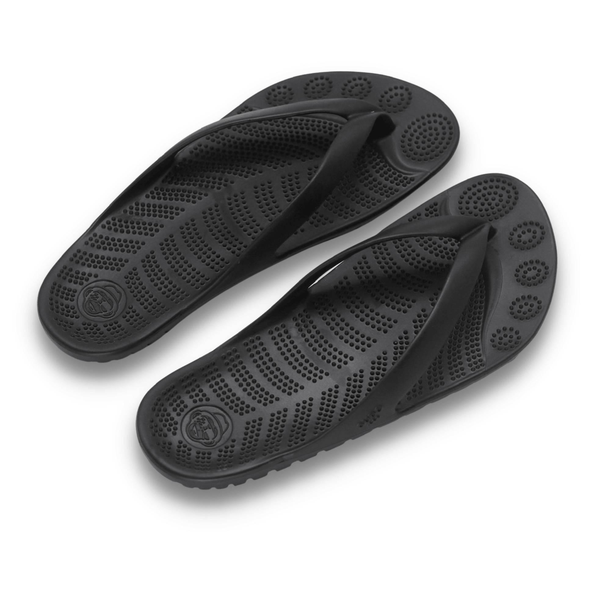 PIRATE BLACK FLIP FLOPS & DRYBAG BY GUDO-Shoes-GUDO WORLD-5 MEN / 7 WOMEN / 5 JUNIOR-Urbanheer