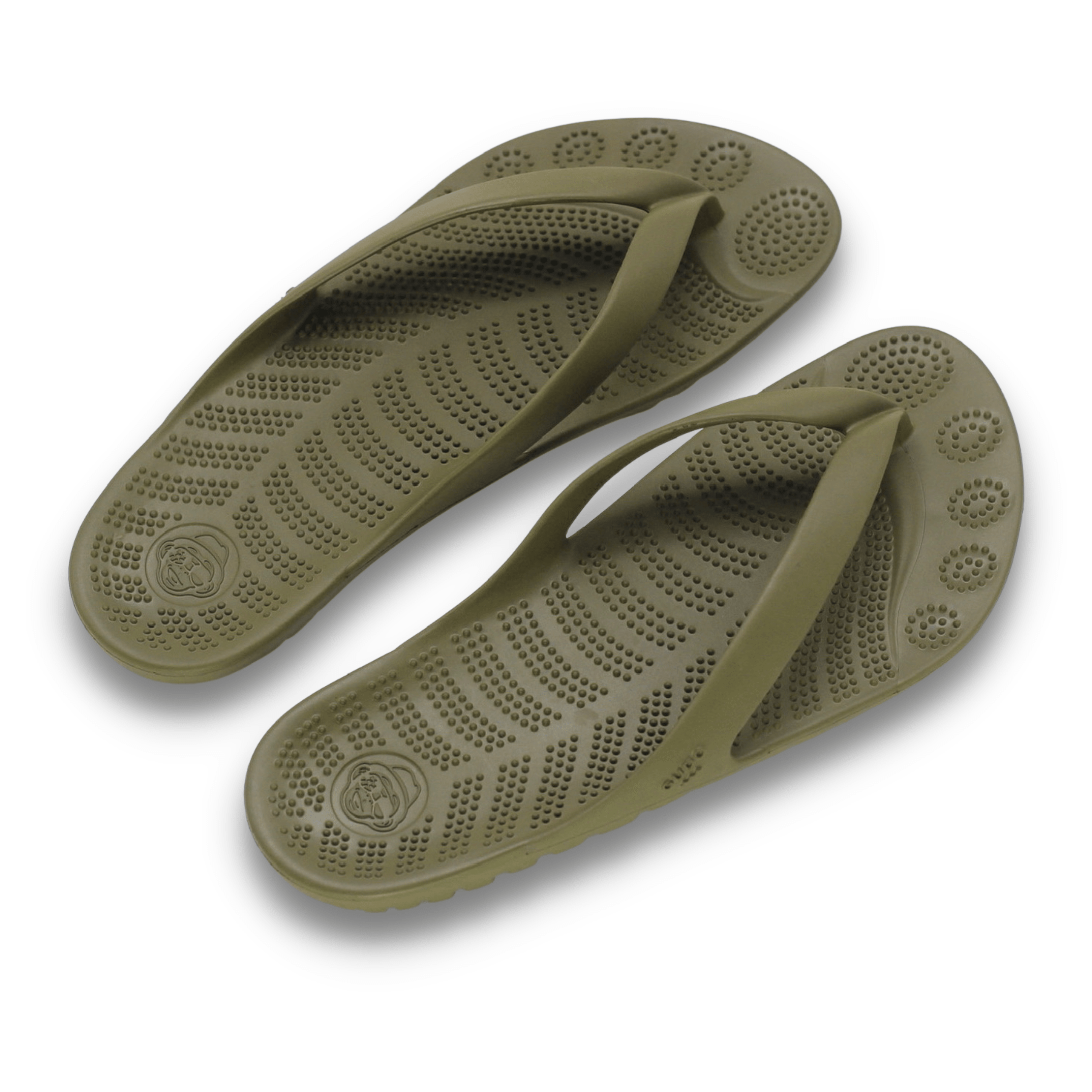 SEAWEED GREEN FLIP FLOPS & DRYBAG BY GUDO-Shoes-GUDO WORLD-7 MEN / 9 WOMEN-Urbanheer