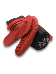 FIRE RED FLIP FLOPS & DRYBAG BY GUDO-Shoes-GUDO WORLD-7 MEN / 9 WOMEN-Urbanheer