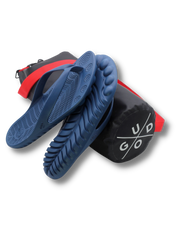 NAVY BLUE FLIP FLOPS & DRYBAG BY GUDO-Shoes-GUDO WORLD-5 MEN / 7 WOMEN / 5 JUNIOR-Urbanheer