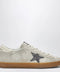 Golden Goose Super-Star sneakers in pearl with glitter star