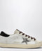 Golden Goose Super-Star sneakers in white with animal-print star