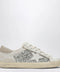 Golden Goose White/platinum glitter Super-Star sneakers