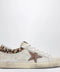 Golden Goose White and beige Super-Star sneakers with pony hair details